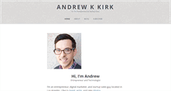 Desktop Screenshot of andrewkkirk.com